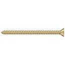 Deltana [SCWS925U4] Steel Wood Screw - #9 x 2 1/2&quot; - Flat Head - Phillips - Brushed Brass Finish