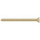 Deltana [SCWS925U4] Steel Wood Screw - #9 x 2 1/2" - Flat Head - Phillips - Brushed Brass Finish