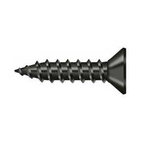Deltana [SCWS975U10B] Steel Wood Screw - #9 x 3/4" - Flat Head - Phillips - Oil Rubbed Bronze Finish