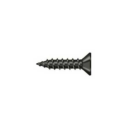 Deltana [SCWS975U10B] Steel Wood Screw - #9 x 3/4" - Flat Head - Phillips - Oil Rubbed Bronze Finish
