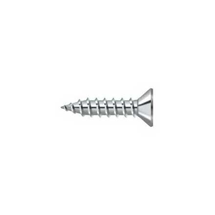 Deltana [SCWS975U26] Steel Wood Screw - #9 x 3/4" - Flat Head - Phillips - Polished Chrome Finish