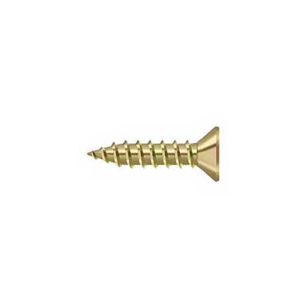 Deltana [SCWS975U2D] Steel Wood Screw - #9 x 3/4&quot; - Flat Head - Phillips - Zinc Dichromate Finish