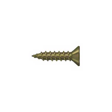 Deltana [SCWS975U5] Steel Wood Screw - #9 x 3/4" - Flat Head - Phillips - Antique Brass Finish