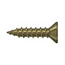 Deltana [SCWS975U5] Steel Wood Screw - #9 x 3/4" - Flat Head - Phillips - Antique Brass Finish