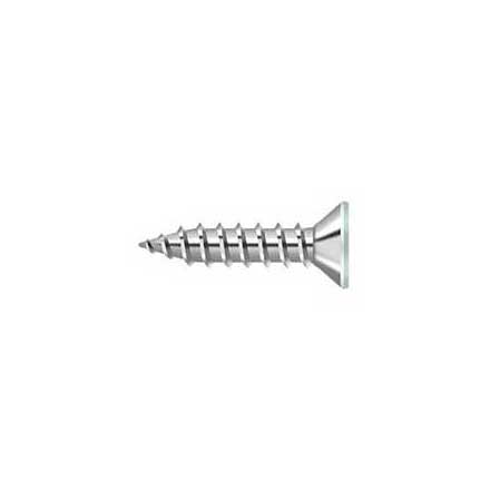 Deltana [SCWS975USP-W] Steel Wood Screw - #9 x 3/4" - Flat Head - Phillips - Prime White Finish