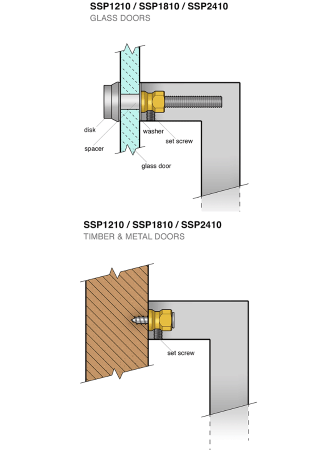 Deltana SSP Single Side Door Pull