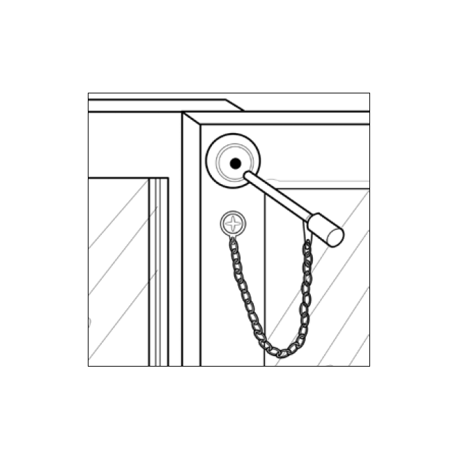 Deltana WDP30 Window Pin Lock