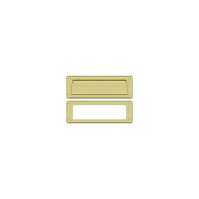 Deltana [MS626U3] Solid Brass Door Mail Slot - Interior Frame
