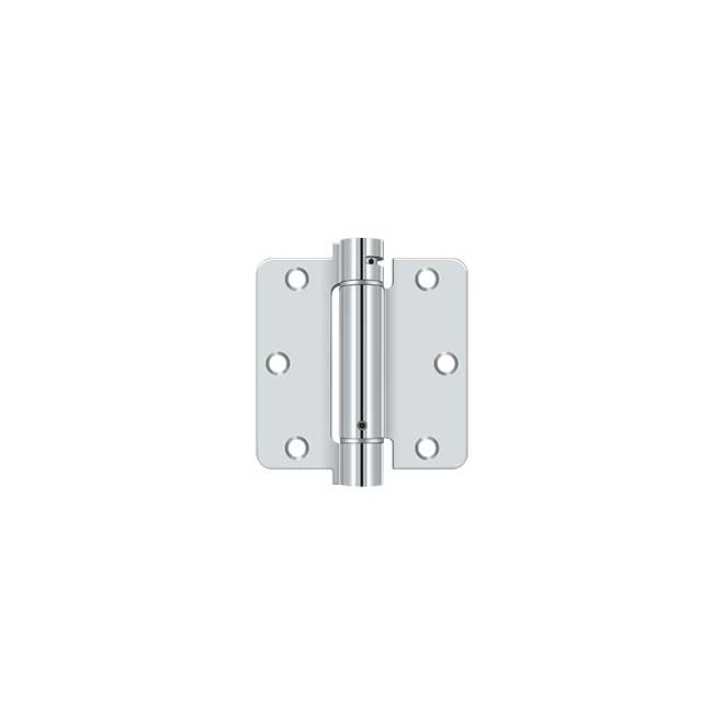 Deltana [DSH35R426] Steel Door Spring Hinge 1/4" Radius Corner