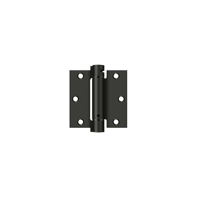 Deltana [DSH35U10B] Steel Door Spring Hinge Square Corner Oil