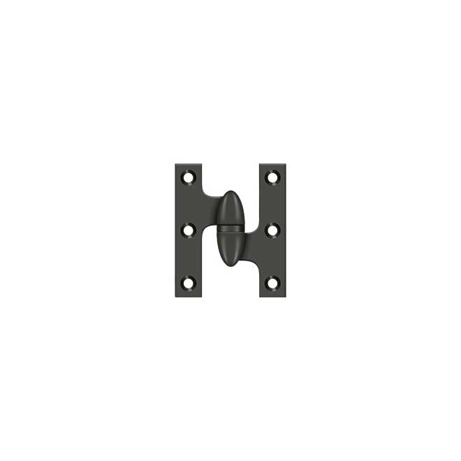 Deltana [OK2520U10B-R] Door Olive Knuckle Hinge