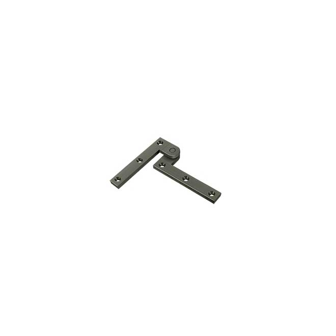 Deltana [PH35U15A] Solid Brass Door Pivot Hinge Antique Nickel Finish