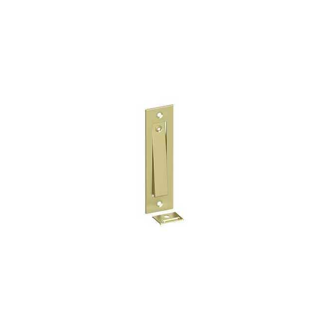 Deltana [PDB50U3UNL] Solid Brass Pocket Door Jamb Bolt Polished