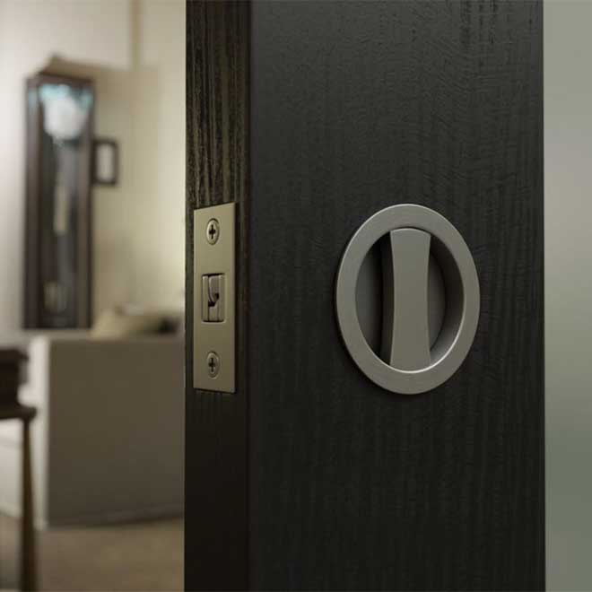 Deltana [SDRL218U10B] Pocket Door Privacy Set