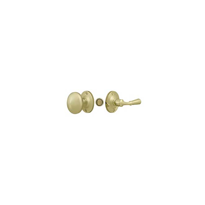 Deltana [SDL980U3UNL] Solid Brass Storm Door Tubular Latch Set Round