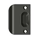 Deltana [FLSP335U10B] Solid Brass Door Ball & Roller Catch Strike Plate - Full Lip - Oil Rubbed Bronze Finish - 2 1/4" L