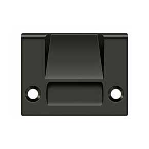 Deltana [SPRCA430U10B] Solid Brass Door Roller Catch Strike Plate - Full Lip - Heavy Duty - Oil Rubbed Bronze Finish - 2 1/8" L