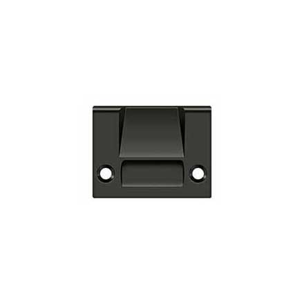 Deltana [SPRCA430U10B] Solid Brass Door Roller Catch Strike Plate - Full Lip - Heavy Duty - Oil Rubbed Bronze Finish - 2 1/8&quot; L