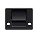 Deltana [SPRCA430U19] Solid Brass Door Roller Catch Strike Plate - Full Lip - Heavy Duty - Paint Black Finish - 2 1/8&quot; L