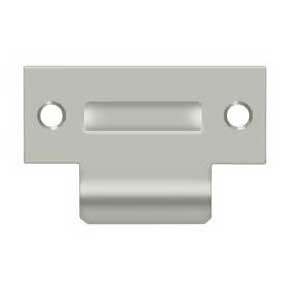 Deltana [TSRCA275U15] Solid Brass Door Roller Catch Strike Plate - T-Strike - Brushed Nickel Finish - 2 3/4" L