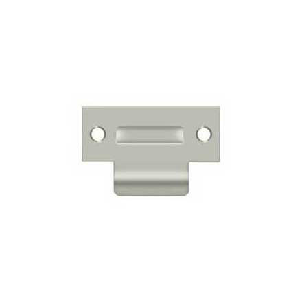 Deltana [TSRCA275U15] Solid Brass Door Roller Catch Strike Plate - T-Strike - Brushed Nickel Finish - 2 3/4&quot; L