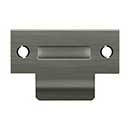 Deltana [TSRCA275U15A] Solid Brass Door Roller Catch Strike Plate - T-Strike - Antique Nickel Finish - 2 3/4" L