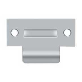 Deltana [TSRCA275U26D] Solid Brass Door Roller Catch Strike Plate - T-Strike - Brushed Chrome Finish - 2 3/4" L