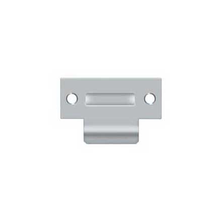 Deltana [TSRCA275U26D] Solid Brass Door Roller Catch Strike Plate - T-Strike - Brushed Chrome Finish - 2 3/4&quot; L