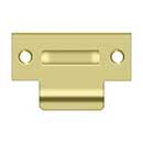 Deltana [TSRCA275U3] Solid Brass Door Roller Catch Strike Plate - T-Strike - Polished Brass Finish - 2 3/4" L