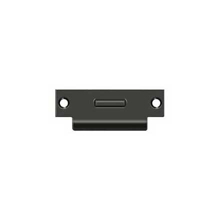 Deltana [TSRCA4875U10B] Solid Brass Door Roller Catch Strike Plate - T-Strike - Oil Rubbed Bronze Finish - 4 7/8&quot; L
