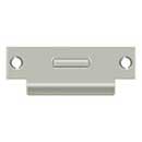 Deltana [TSRCA4875U15] Solid Brass Door Roller Catch Strike Plate - T-Strike - Brushed Nickel Finish - 4 7/8" L