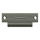 Deltana [TSRCA4875U15A] Solid Brass Door Roller Catch Strike Plate - T-Strike - Antique Nickel Finish - 4 7/8" L