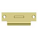 Deltana [TSRCA4875U3] Solid Brass Door Roller Catch Strike Plate - T-Strike - Polished Brass Finish - 4 7/8&quot; L