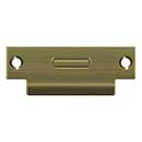 Deltana [TSRCA4875U5] Solid Brass Door Roller Catch Strike Plate - T-Strike - Antique Brass Finish - 4 7/8&quot; L