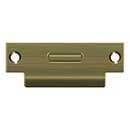 Deltana [TSRCA4875U5] Solid Brass Door Roller Catch Strike Plate - T-Strike - Antique Brass Finish - 4 7/8&quot; L