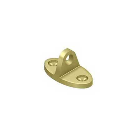 Deltana [CHE4U3] Solid Brass Cabin Hook Eye - Contemporary - Polished Brass Finish - 1 3/4" L
