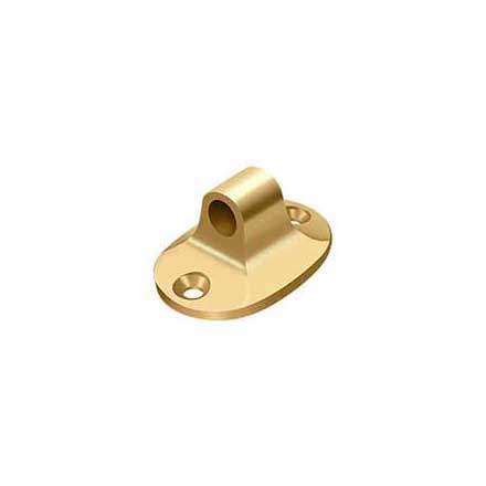 Deltana [CHEBCR003] Solid Brass Cabin Hook Eye - British - Polished Brass (PVD) Finish - 1 1/2&quot; L