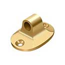 Deltana [CHEBCR003] Solid Brass Cabin Hook Eye - British - Polished Brass (PVD) Finish - 1 1/2" L