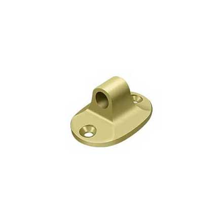 Deltana [CHEBU3] Solid Brass Cabin Hook Eye - British - Polished Brass Finish - 1 1/2&quot; L