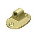 Deltana [CHEBU3] Solid Brass Cabin Hook Eye - British - Polished Brass Finish - 1 1/2&quot; L