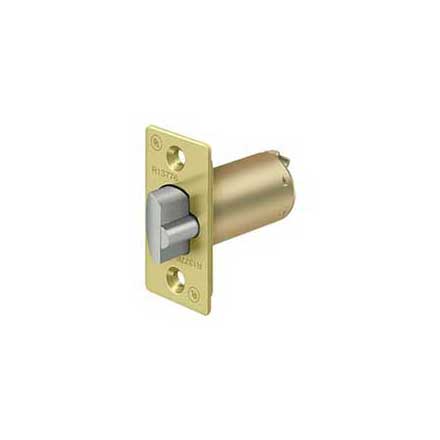 Deltana [G1RLE275U3] Commercial Door Latch - Grade 1 - Regular Entry - Polished Brass Finish - 2 3/4&quot; Backset