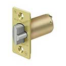 Deltana [G1RLE275U3] Commercial Door Latch - Grade 1 - Regular Entry - Polished Brass Finish - 2 3/4" Backset