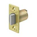 Deltana [G1RLP238U3] Commercial Door Latch - Grade 1 - Regular Passage/Privacy - Polished Brass Finish - 2 3/8" Backset