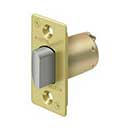 Deltana [G1RLP238U3] Commercial Door Latch - Grade 1 - Regular Passage/Privacy - Polished Brass Finish - 2 3/8" Backset