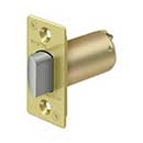 Deltana [G1RLP275U3] Commercial Door Latch - Grade 1 - Regular Passage/Privacy - Polished Brass Finish - 2 3/4" Backset