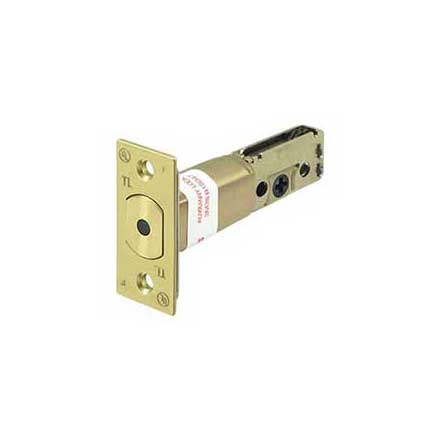 Deltana [G2RLDB75U3] Commercial Door Deadbolt Latch - Grade 2 - Regular - Polished Brass Finish - 2 3/4&quot; Backset