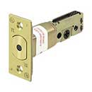 Deltana [G2RLDBU3] Commercial Door Deadbolt Latch - Grade 2 - Regular - Polished Brass Finish - 2 3/8" Backset