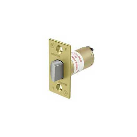 Deltana [G2RLP275U3] Commercial Door Latch - Grade 2 - Regular - Passage - Polished Brass Finish - 2 3/4" Backset