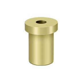 Deltana [PB985U3] Solid Brass Door Pivot Hinge Base - Polished Brass Finish - 1 1/4" L