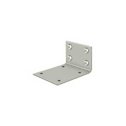 Deltana [JB-DASH95U15] Double Action Door Hinge Jamb Bracket - Brushed Nickel Finish